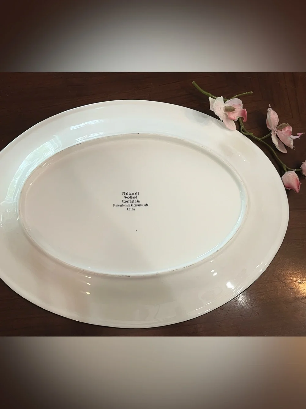 Pfaltzgraff Woodland Oval platter vintage pfaltzgraff